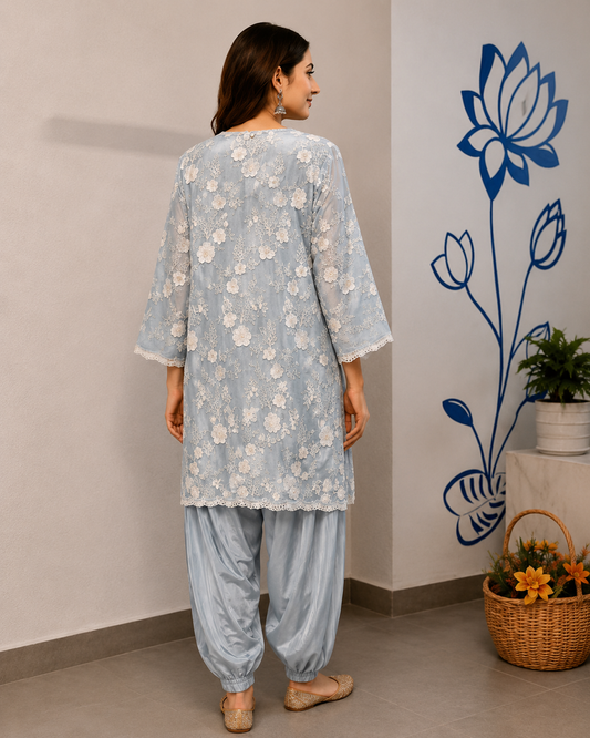 Blue Mist Floral Co-Ord Set