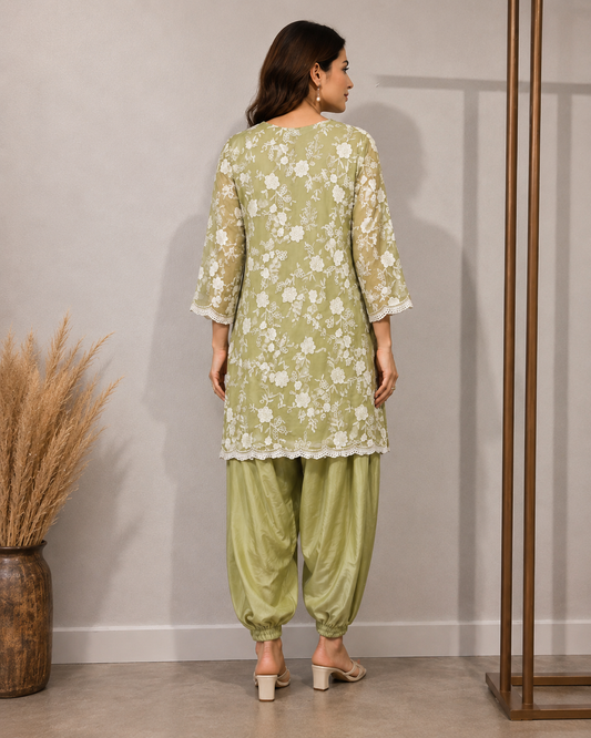 Olive Bloom Co-Ord Set
